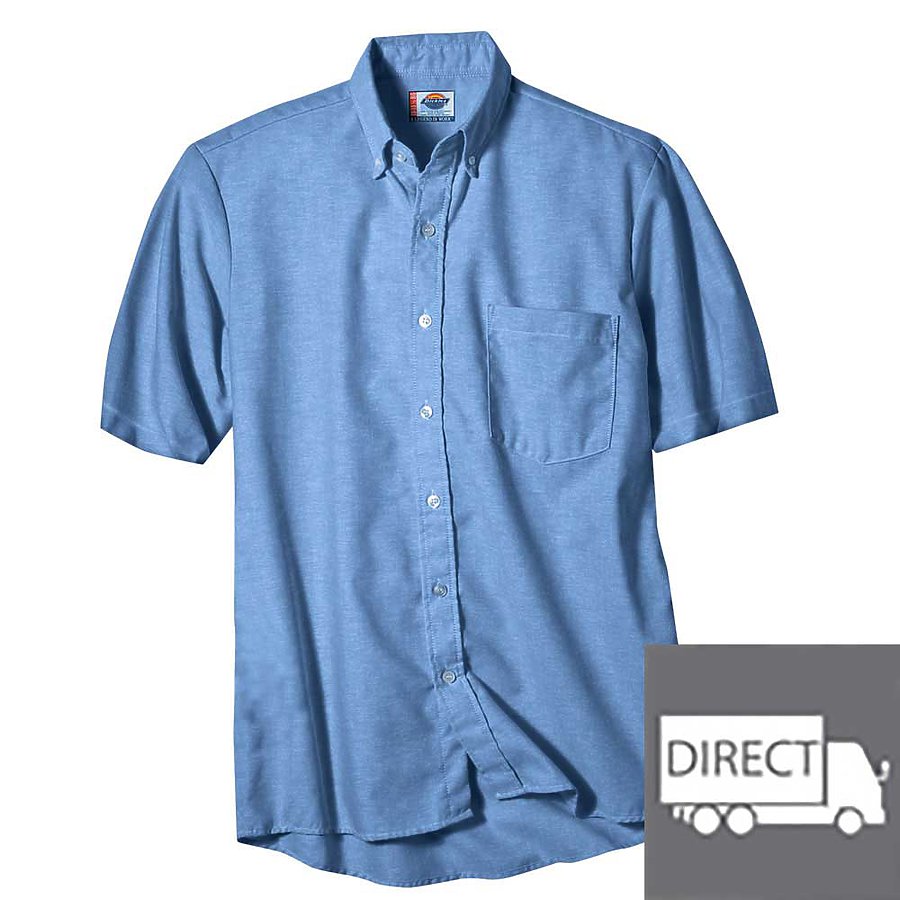 Dickies SS46 - Short Sleeve Button-Down Oxford Shirt